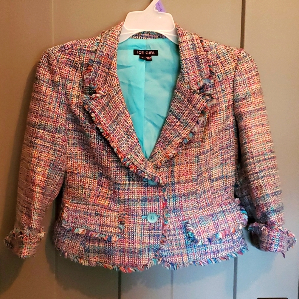 NEW SILK blend ladies blazer size M - NEW